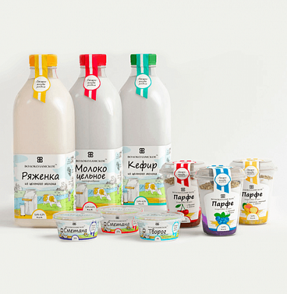 Изображение Этикетки для молочной продукции